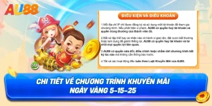 Chi tiet ve chuong trinh khuyen mai ngay vang 5 15 25 1